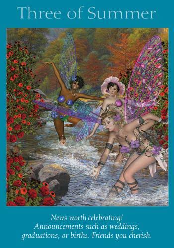 Three Of Summers Angel Tarot Card