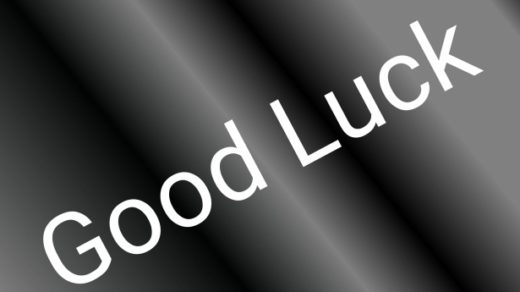 Good Luck