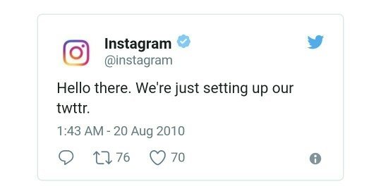 Instagram First's Tweet