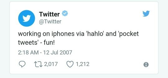 Twitter's First Tweet