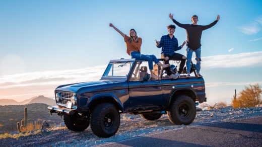 photo of people on pickup truck