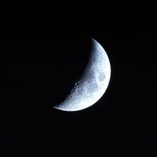 photograph of moon