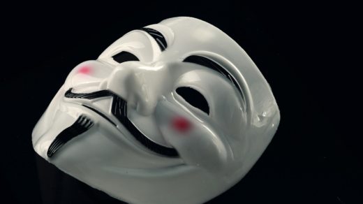 close up photo of guy fawkes mask