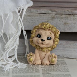 sitting toy lion