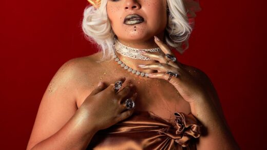 aries inspired portrait with creative styling